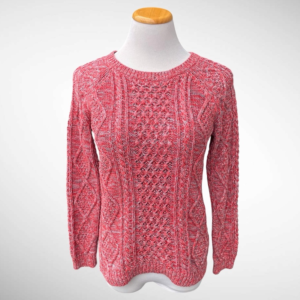 Gap 100% Cotton Knit Pullover Crewneck Sweater Long Sleeves